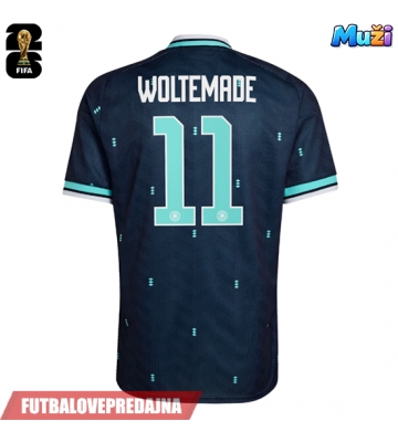 Lacne Muži Futbalové dres Nemecko Nick Woltemade #11 MS 2026 Krátky Rukáv - Preč